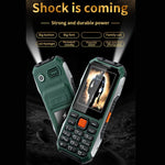 Telefono 4G impermeabile con batteria 6800mAh e torcia LED