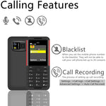 Telefono GSM 1,33" MTK6261D con Bluetooth e tripla SIM