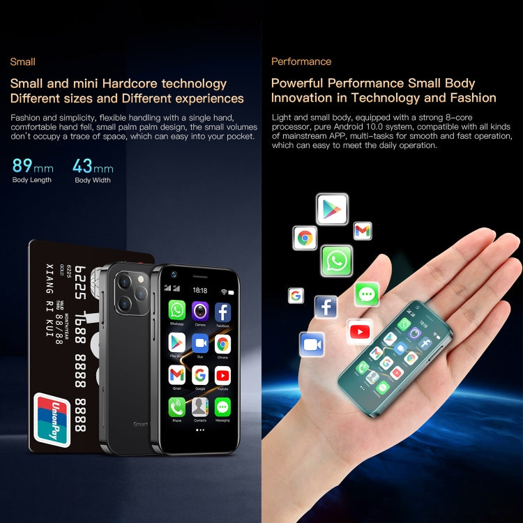 Smartphone Android 10.0 MTK6750 Octa Core 4GB 32GB 3"