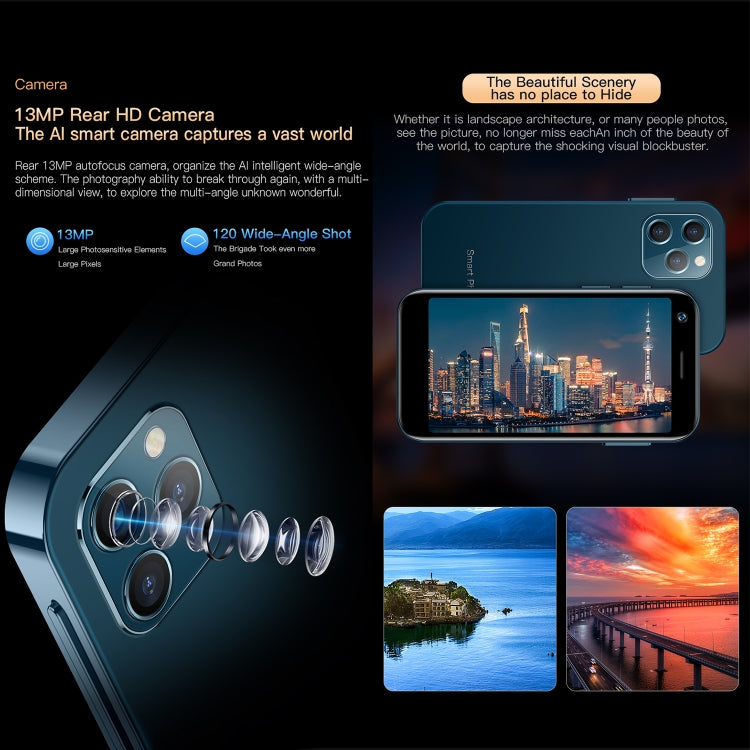 Smartphone Android 10.0 MTK6750 Octa Core 4GB 32GB 3"