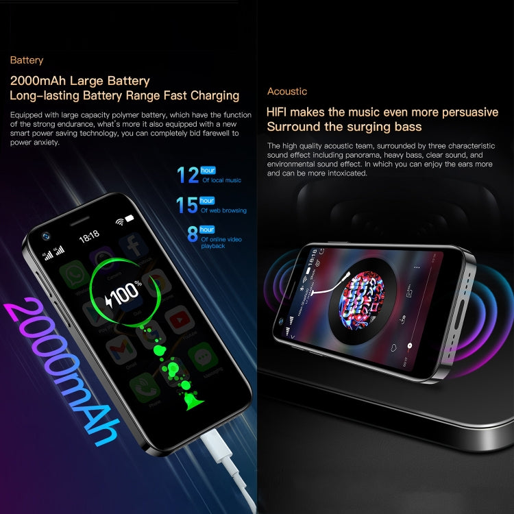 Smartphone Android 10.0 MTK6750 Octa Core 4GB 32GB 3"