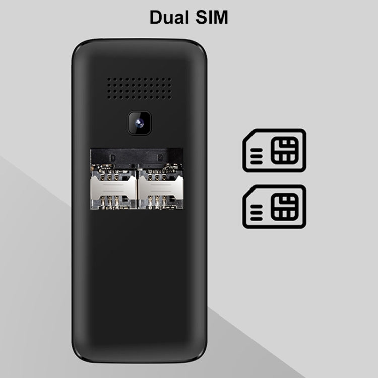 Telefono cellulare 2G con doppia SIM e batteria 800 mAh