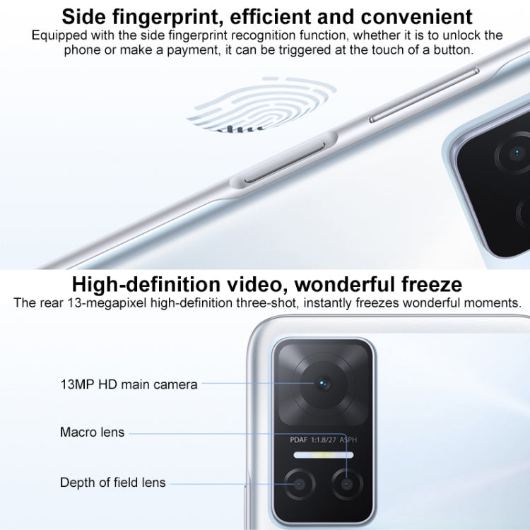 Smartphone 6,74" 5G MediaTek Dimensity 700 8GB 128GB
