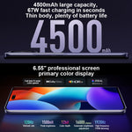 Smartphone con tripla fotocamera e batteria 4500 mAh