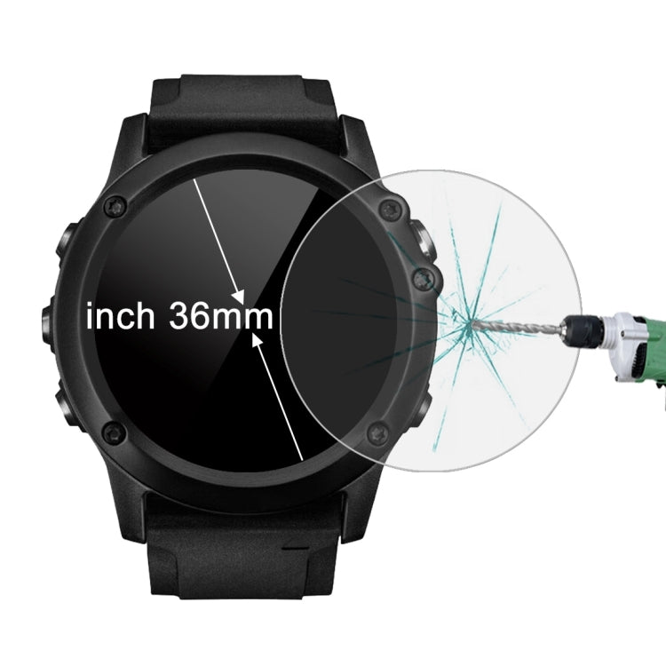 Pellicola vetro temperato 36 mm per Smartwatch