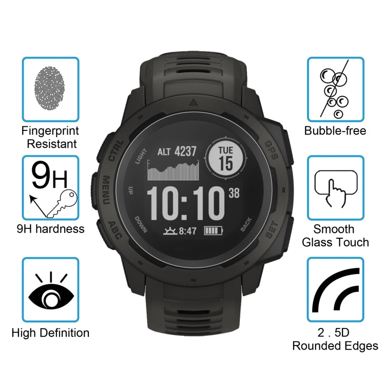 Pellicola vetro temperato per Smartwatch 38 mm 9H
