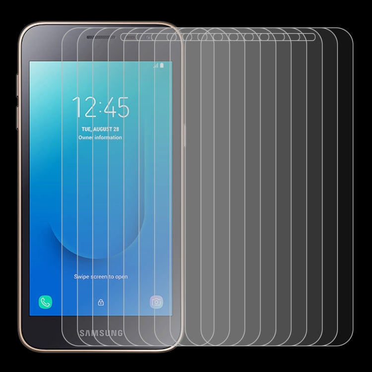 Pellicola vetro temperato 9H per Samsung Galaxy J2 Core 10 pezzi