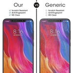 Pellicola in vetro temperato per Xiaomi Mi 8 0,26 mm 9H 50 pezzi