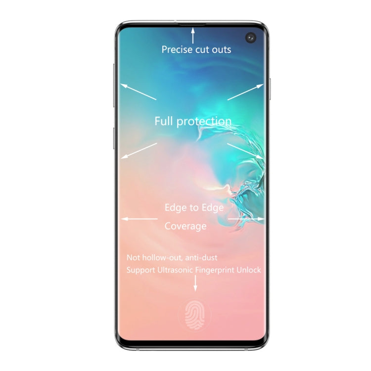 Pellicola vetro temperato curva 3D per Samsung Galaxy S10