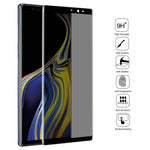 Pellicola in vetro temperato anti-spia per Galaxy Note 9