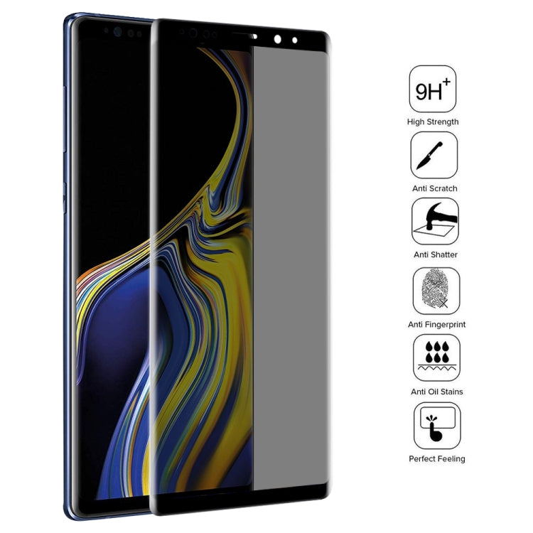 Pellicola in vetro temperato anti-spia per Galaxy Note 9