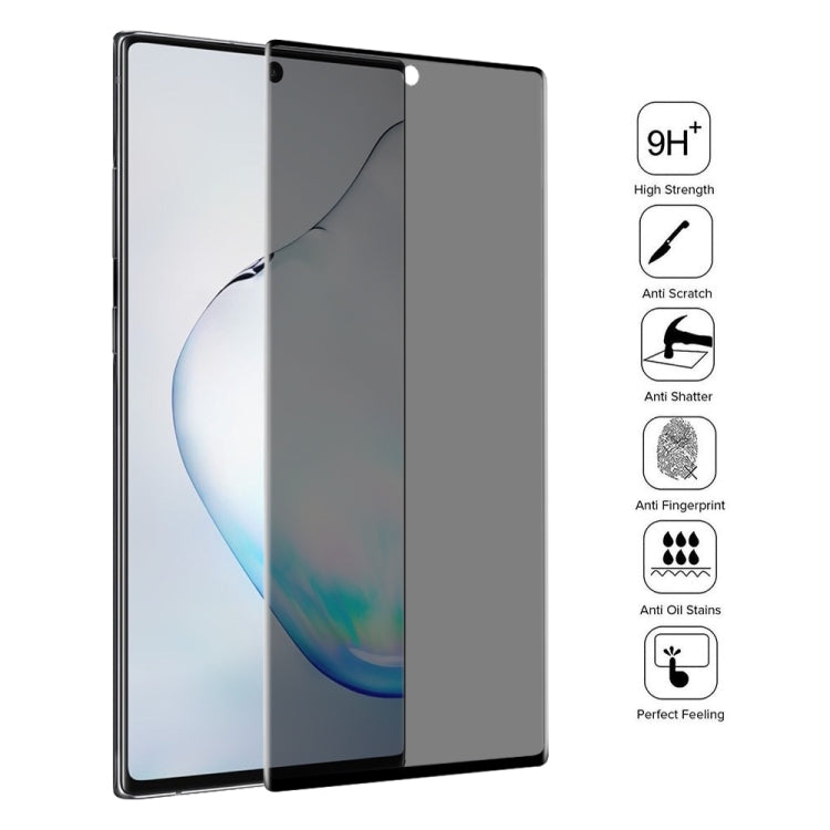 Pellicola vetro temperato anti-spia per Samsung Galaxy Note 10