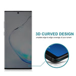 Pellicola vetro temperato anti-spia per Samsung Galaxy Note 10