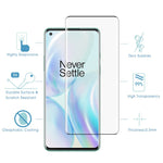 Pellicola vetro temperato OnePlus 8 bordo curvo 9H 9D