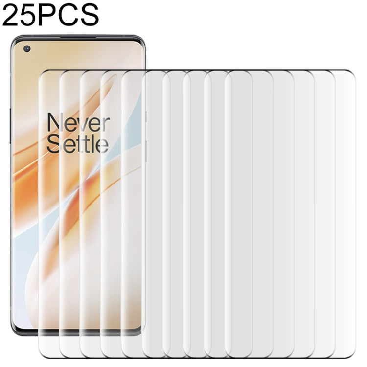 Pellicola vetro temperato OnePlus 8 Pro 9H 9D 25 pezzi