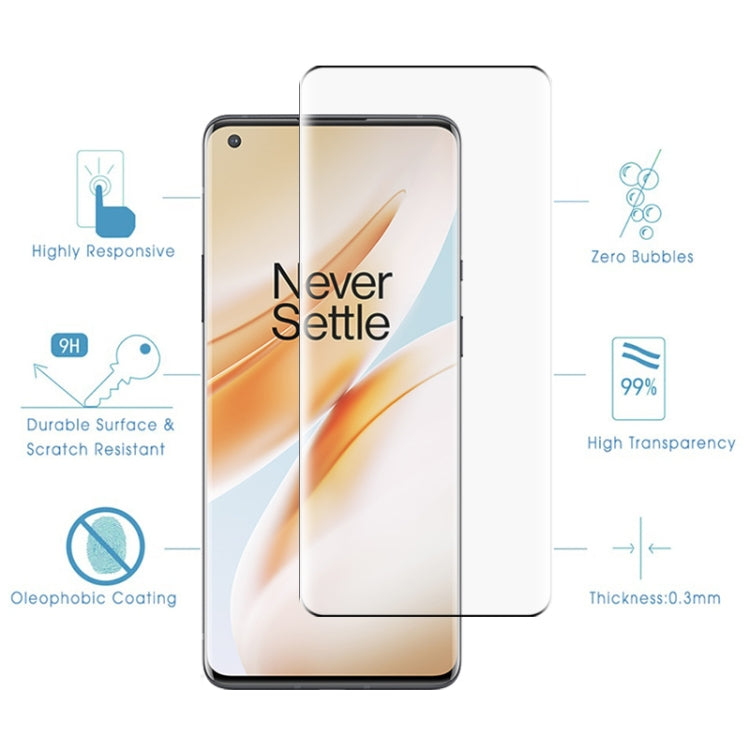 Pellicola vetro temperato OnePlus 8 Pro 9H 9D 25 pezzi