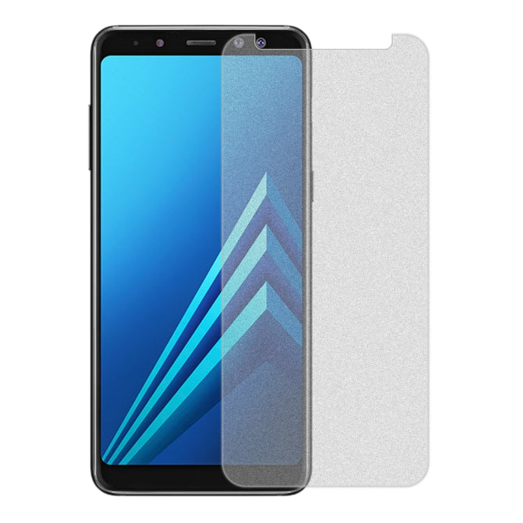 Pellicola vetro temperato opaco per Galaxy A8 (2018) 10 pezzi