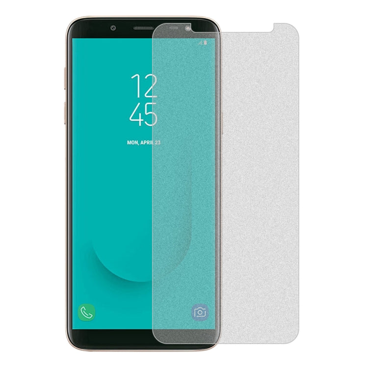 Pellicola vetro temperato satinato per Galaxy J6 10 pezzi