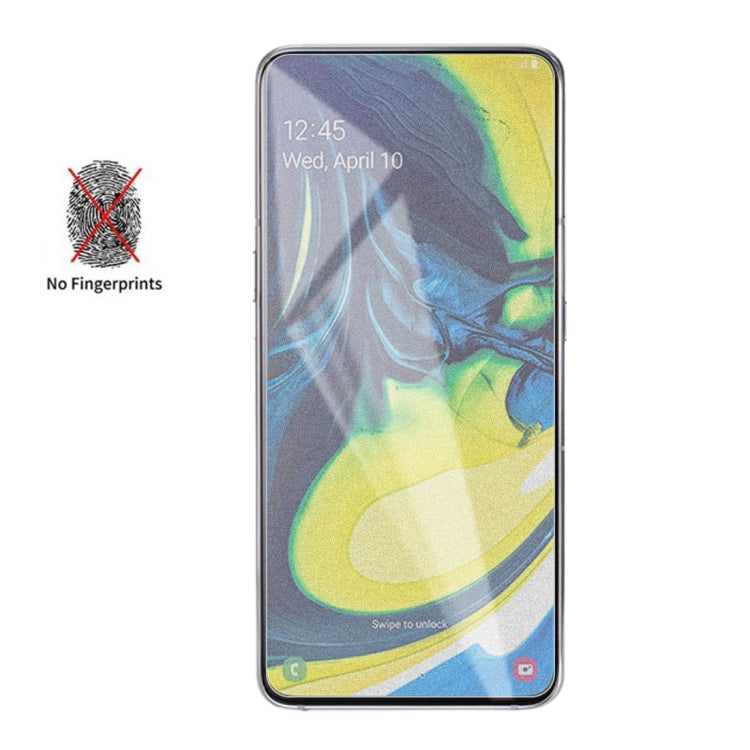 Pellicola vetro temperato satinato per Samsung Galaxy A80 e A90