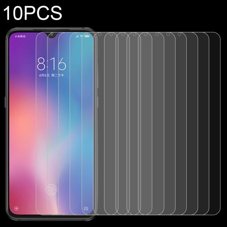 Pellicola in vetro temperato 9H per Xiaomi Mi 9 10 pezzi