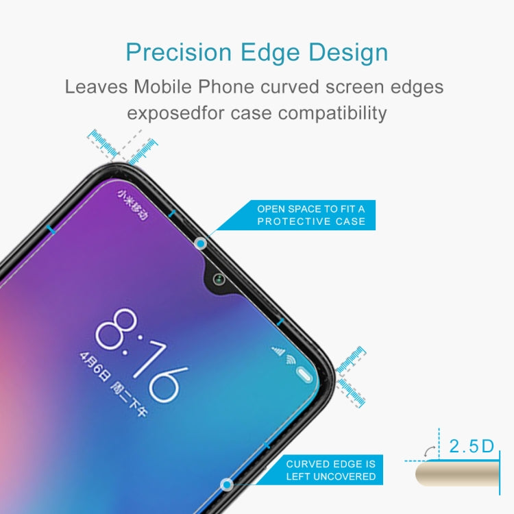 Pellicola in vetro temperato 9H per Xiaomi Mi 9 10 pezzi