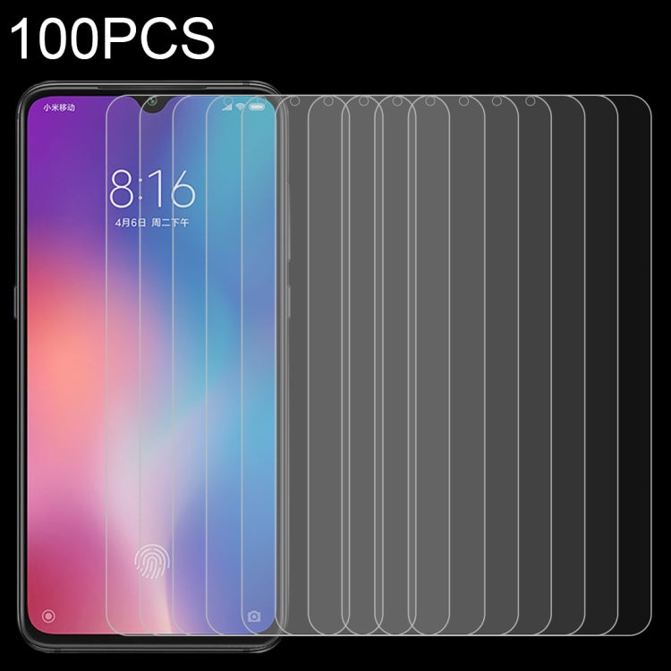 Pellicola in vetro temperato per Xiaomi Mi 9 0,26 mm 9H 100 pezzi