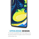 Pellicola in vetro temperato 9H per Galaxy A80 e A90 10 pezzi