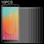Pellicola vetro temperato per Samsung Galaxy J8+ 10 pezzi