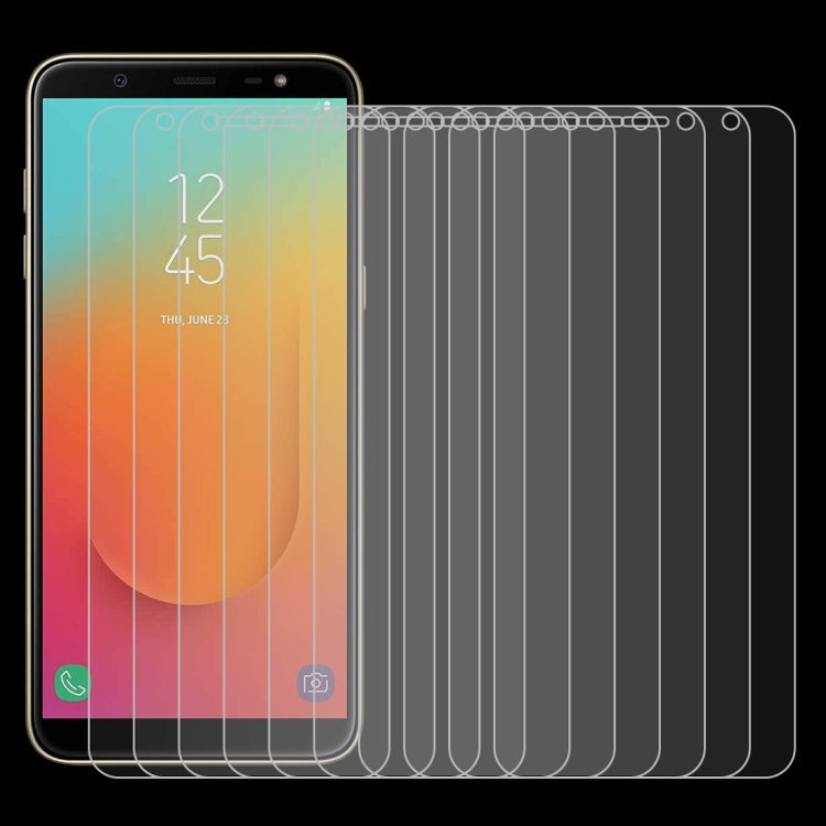 Pellicola vetro temperato per Samsung Galaxy J8+ 10 pezzi