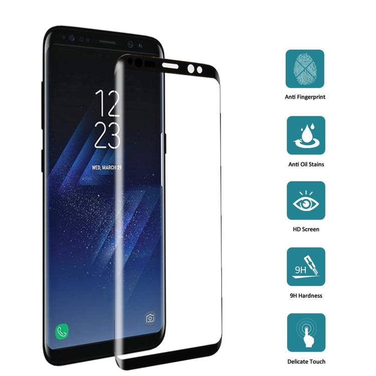 Pellicola vetro temperato curva 3D per Samsung Galaxy S8