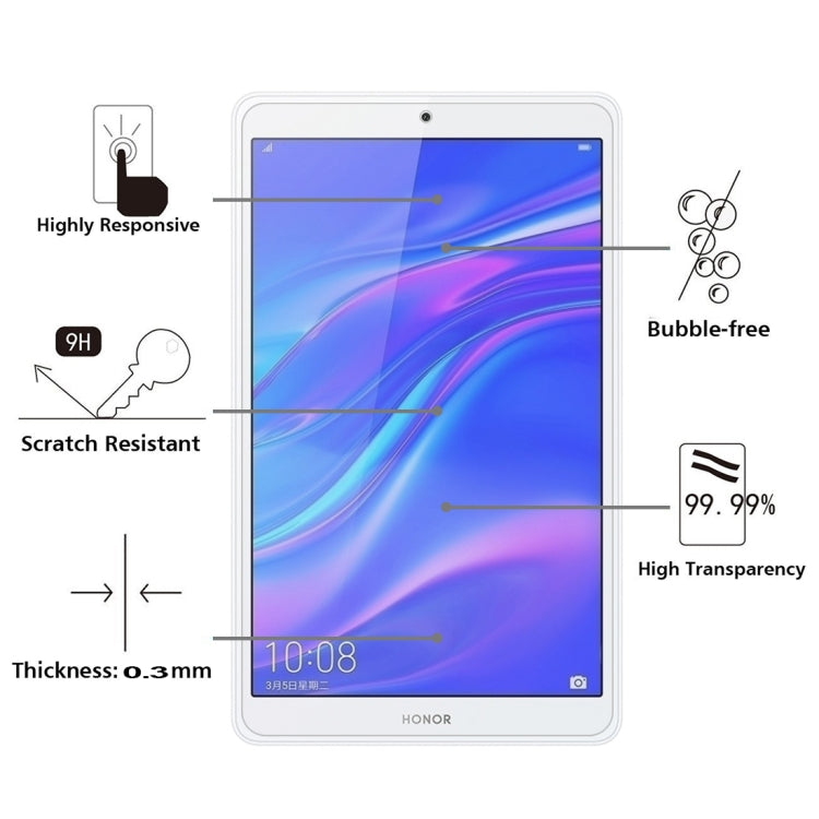Pellicola vetro temperato 9H per Huawei Honor Tab 5