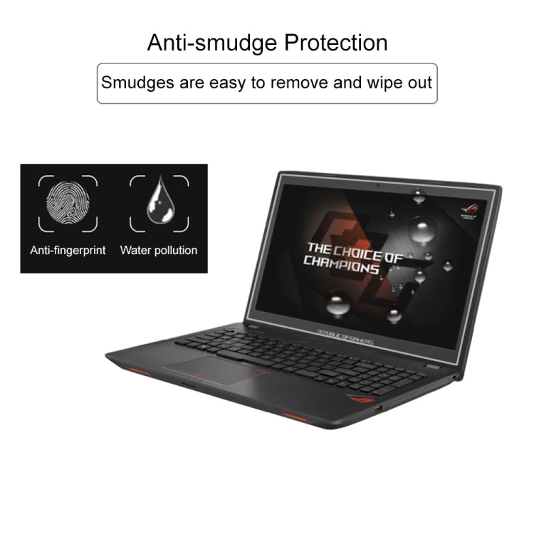 Pellicola in vetro temperato HD per ASUS ROG GL553VE 15,6 pollici - immagine 4