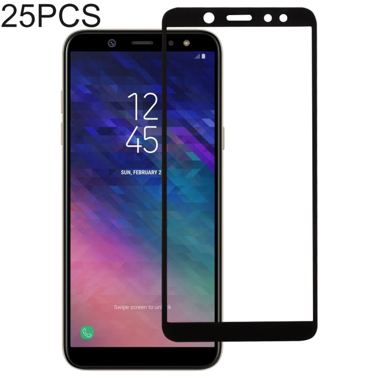 Pellicola vetro temperato proteggi schermo Galaxy A6+ 25 pezzi