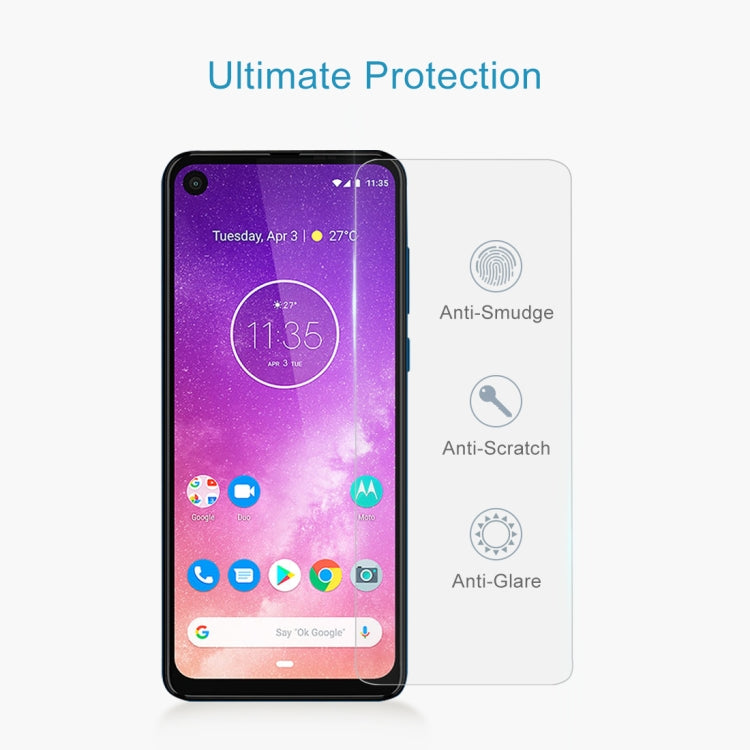 Pellicola in vetro temperato 9H per Motorola One Vision 0,26 mm