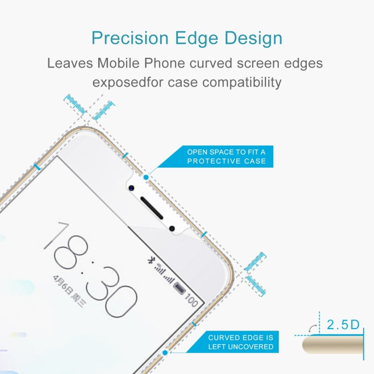Pellicola vetro temperato per Meizu M3 Note 9H 2.5D
