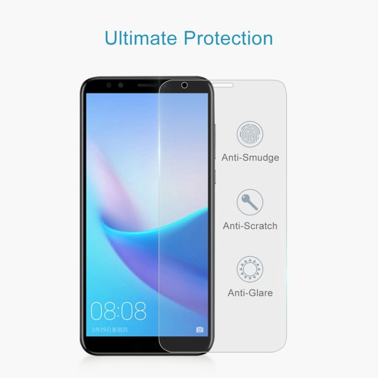 Set 10 pellicole vetro temperato 0,26mm 9H per Huawei Enjoy 8