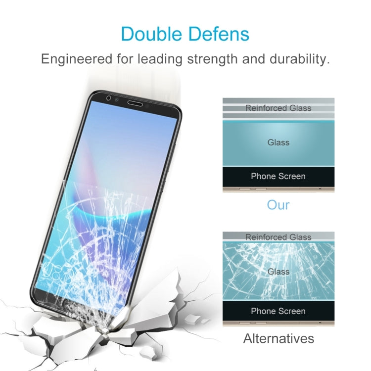 Set 10 pellicole vetro temperato 0,26mm 9H per Huawei Enjoy 8