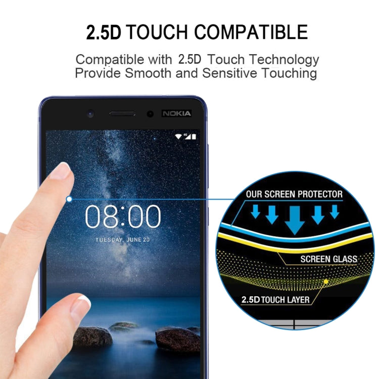 Pellicola vetro temperato Full Cover per Nokia 5.1