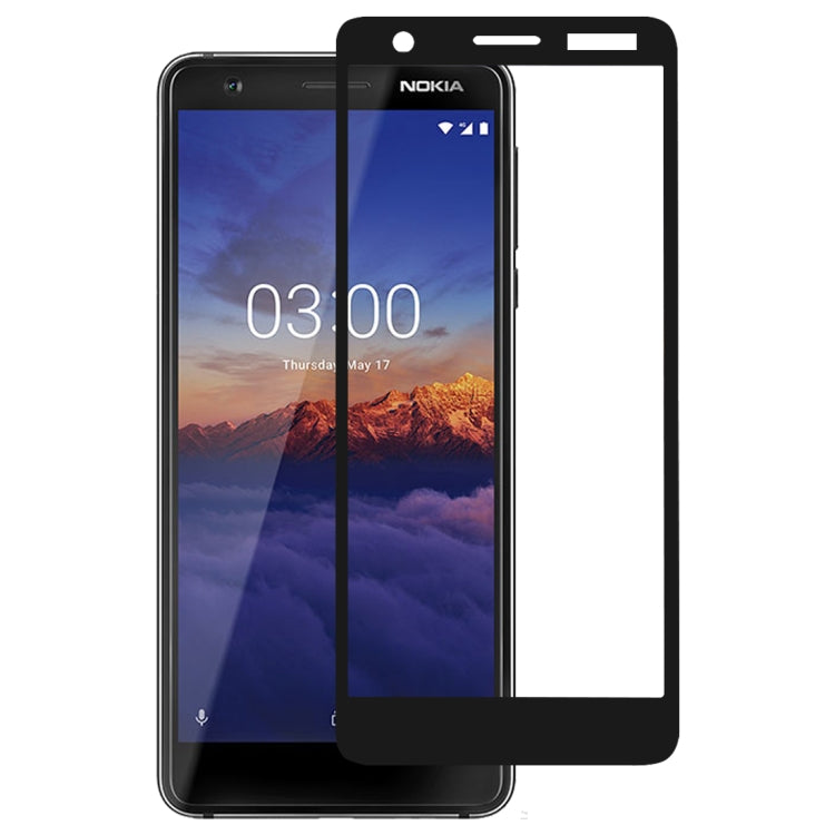 Pellicola vetro temperato Full Cover per Nokia 3.1