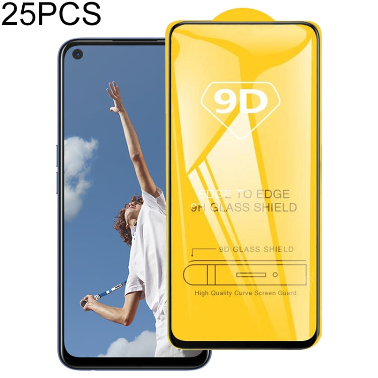 Pellicola vetro temperato 9D per OPPO A52 25 pezzi
