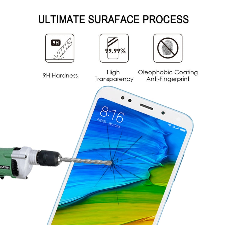 Pellicola vetro temperato 9H per Xiaomi Redmi 5 Plus