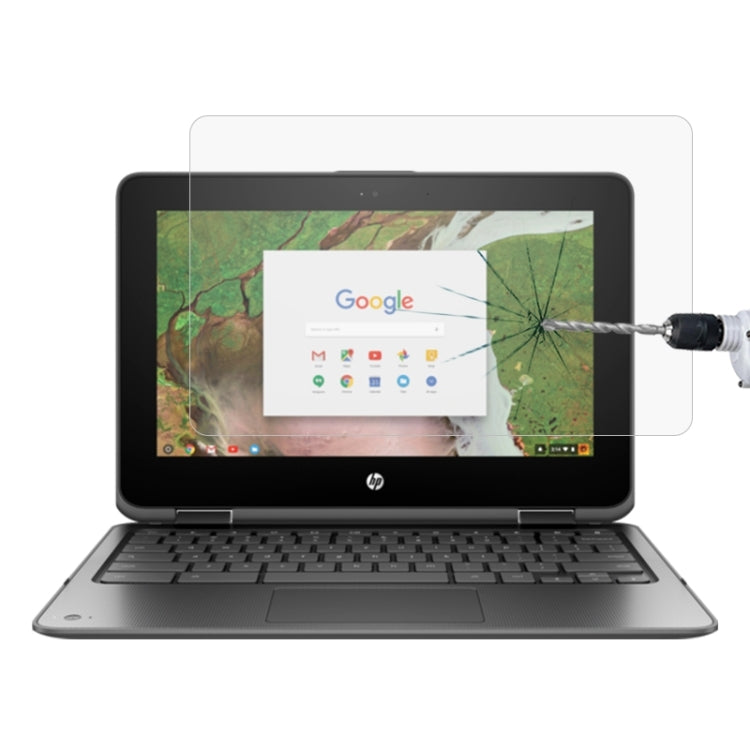 Pellicola vetro temperato HD per HP Chromebook x360 11 G1 EE 11,6"