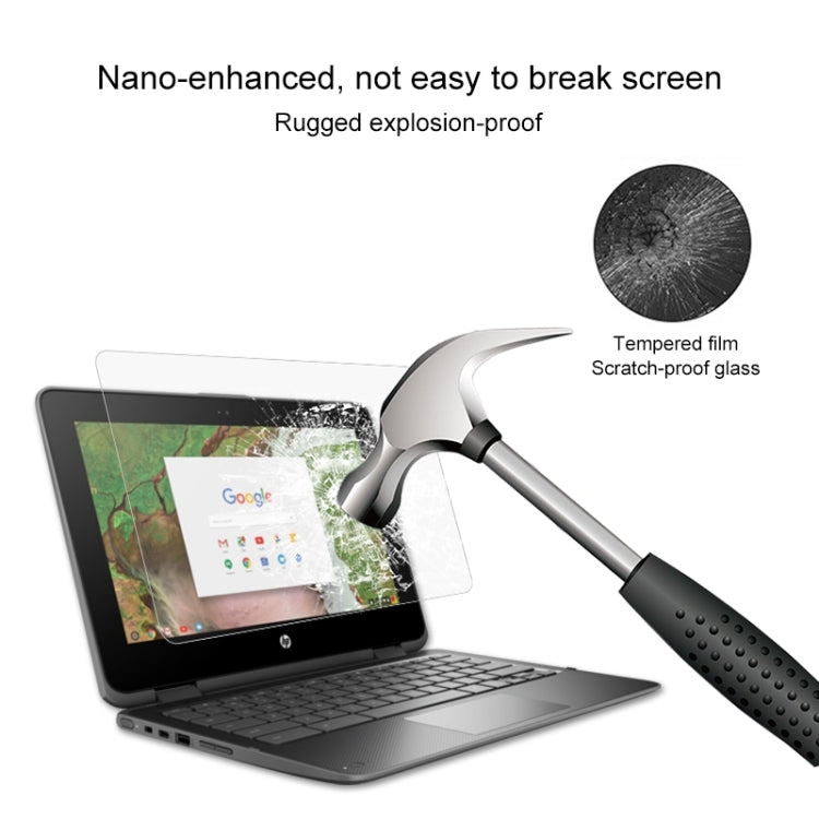 Pellicola vetro temperato HD per HP Chromebook x360 11 G1 EE 11,6" - immagine 3