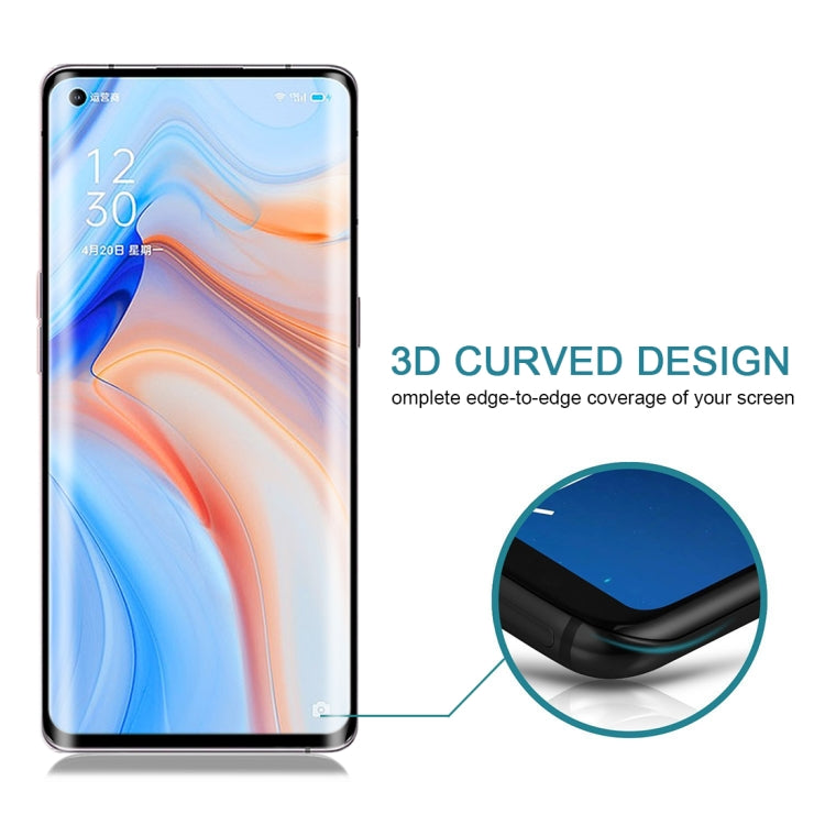 Pellicola vetro temperato per OPPO Reno4 Pro 3D 25 pezzi