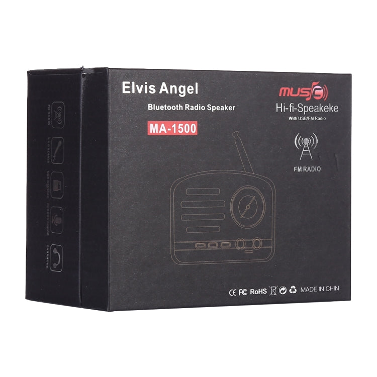 Elvis Angel MA-1500 Altoparlante Bluetooth Retrò