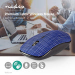 Mouse Wireless 3 pulsanti 1600 DPI Blu 5412810302215 541281030221 MSWS500BU ND9140