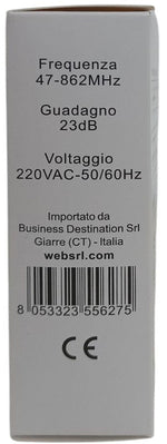 Amplificatore antenna TV STA-102G con 1 ingresso e 2 uscite - immagine 3