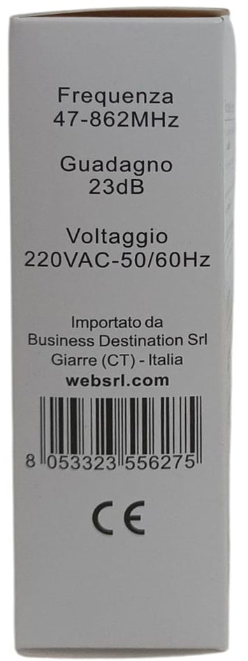 Amplificatore antenna TV STA-102G con 1 ingresso e 2 uscite - immagine 3