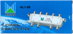 Splitter 8 uscite 5-2300mHz Alcad AL1-08 MT208