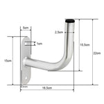 Supporto da parete per antenna 76-929 tubo Ø25 mm zincato 5900704057536 76-929 MT512